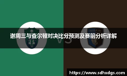 谢周三与查尔顿对决比分预测及赛前分析详解